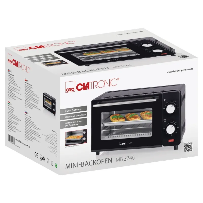 Електропіч Clatronic MB 3746 Black